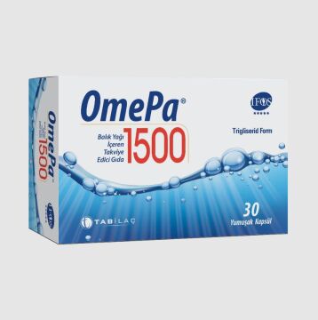Omepa 1500  Trigliserid Balık Yağı  30 Kapsül