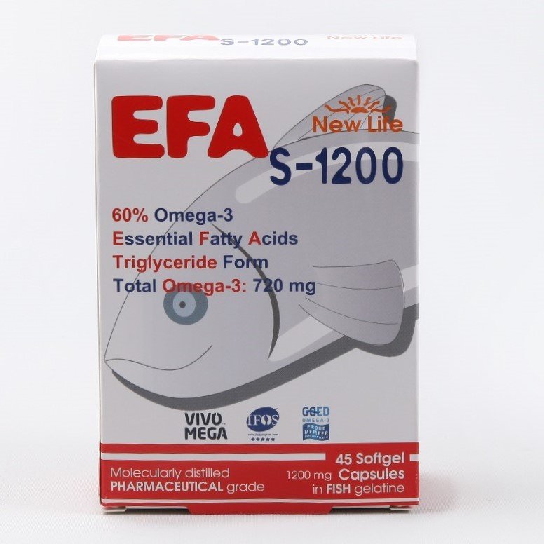 New Life EFA S-1200 Omega 3 45 Kapsül Balık Yağı