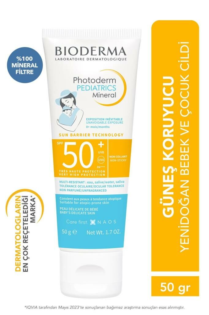 Bioderma Photoderm Pediatrics Mineral SPF50+ 50 Gr