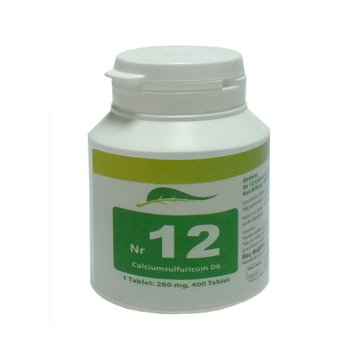 Sas Farma Nr.12 Calcium Sulfuricum D12 400 Tablet