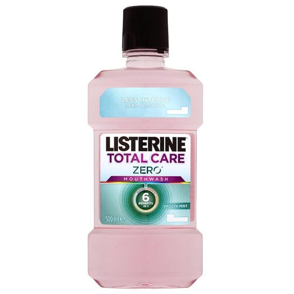 Listerine Total Care Zero Alkolsüz 500 ml Gargara (Hafif Nane)