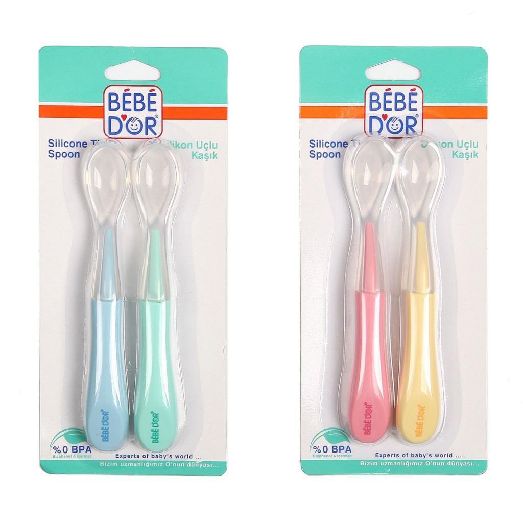 Bebedor Yumuşak Uçlu Kaşık 2 li(BPA%0)