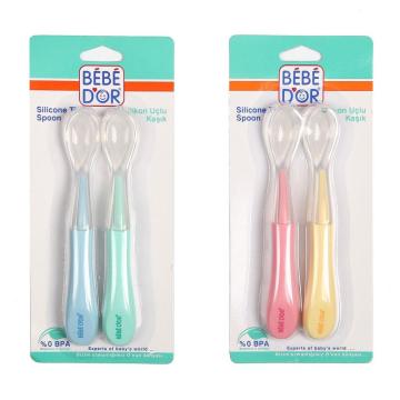 Bebedor Yumuşak Uçlu Kaşık 2 li(BPA%0)