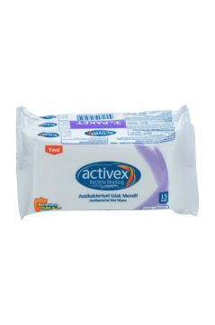 Activex Antibakteriyel Islak Mendil Hassas 3lü Cep Boy 45 Yaprak