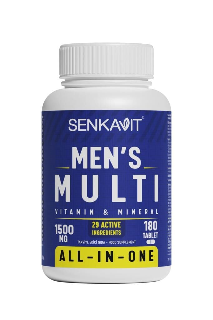 Senkavit Men's Multivitamin Ve Multimineral Complex 180 Tablet