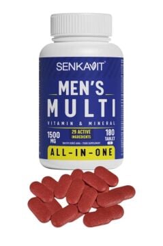 Senkavit Men's Multivitamin Ve Multimineral Complex 180 Tablet