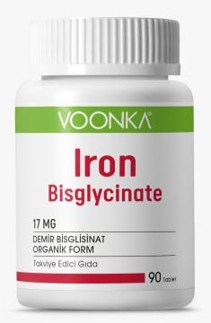 Voonka Iron Bisglycinate Demir 90 Tablet