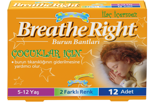 Breathe Right Burun Bandı 12 Adet - Çocuk