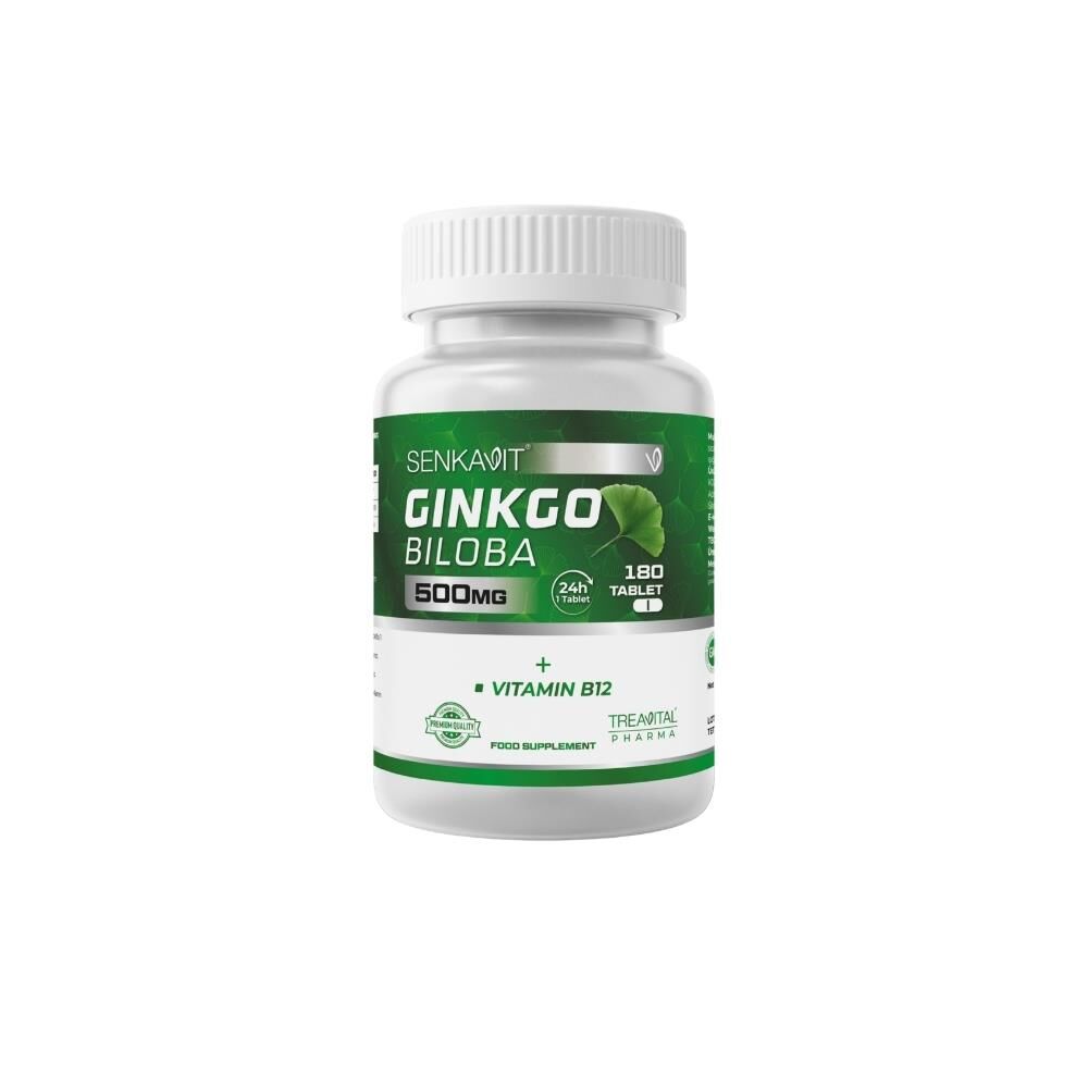 Senkavit Ginko Biloba ve B12 İçeren 180 Tablet