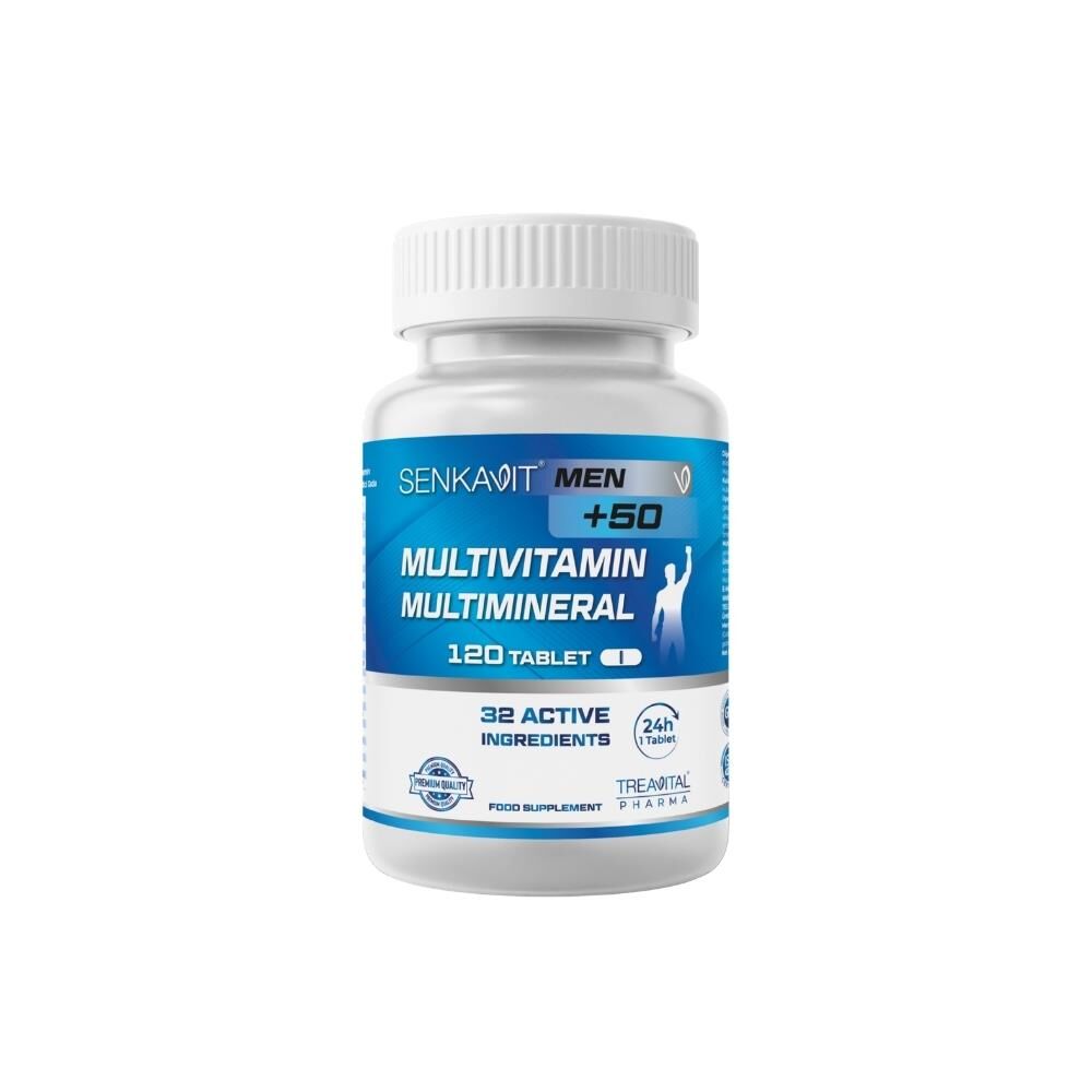 Senkavit Mens +50 Yaş Multivitamin Multimineral 120 Tablet