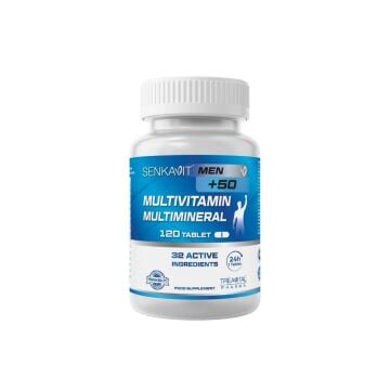 Senkavit Mens +50 Yaş Multivitamin Multimineral 120 Tablet