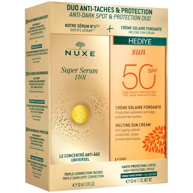Nuxe Duo Anti Taches & Protection - Yaşlanma Karşıtı ve Güneş Koruyucu Bakım Seti
