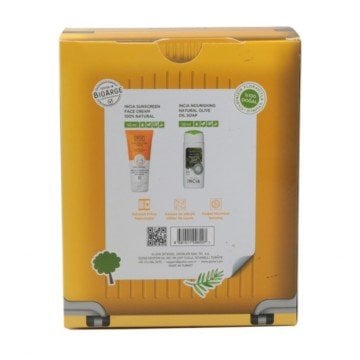 Incia Yüz İçin Güneş Kremi Spf 50 50 ml - Doğal El ve Vücut Sabunu 50 ml HEDİYE