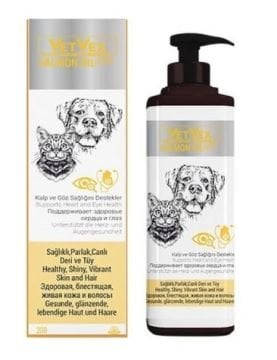 VetVex Kedi ve Köpekler için Salmon Oil-Omega3 Tüy Besleyici 200 ml