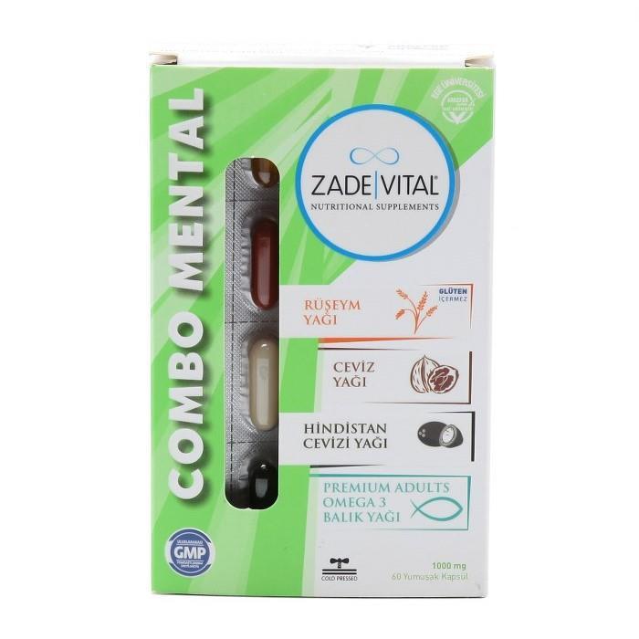 Zade Vital Combo Mental 60 Blister Kapsül